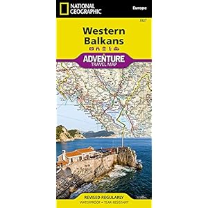 Western Balkans: 3327 Landkaart – Gevouwen Kaart, 1 januari 2019