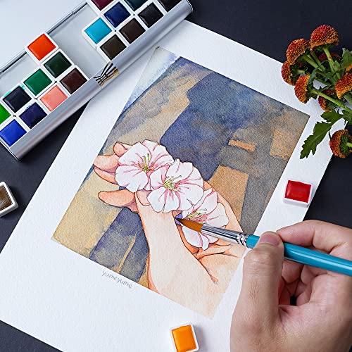 Paul Rubens Watercolor Block, Artist Quality Watercolor Paper 7.6 x 5.3