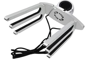 MOJIATE Made Wakeboard Rack, Polished Aluminum Wakeboarding Tower Holder, Adjustable Angle Base to Level with Boat, Clamp Fits Tubing Sizes: 1 3/4", 1 7/8", 2", 2 1/4", 2 3/8", 2 1/2"