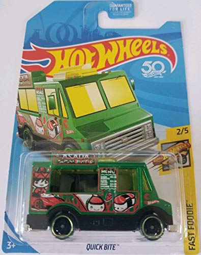 Hot Wheels 2018 Regular Treasure Hunt Fast Foodie 2/5 - Quick Bite (Green)