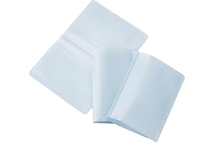 NICENEEDED 3 PCS Plastic Wallet Insert Replacement, Clear Picture and Card Holder for Wallets, 20/10 Page Credit Card Holder 