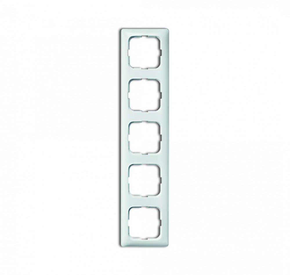 Busch-Jaeger Frame 5 Sections, Linear, Wall Plate 102, 2515 214 K (Slim)