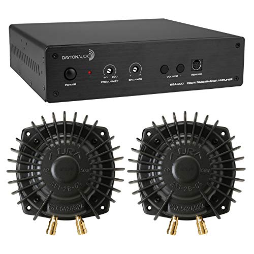 Dayton Audio BSA200 Amp with 2 Aura Pro Bass Shakers Bundle Pricepulse