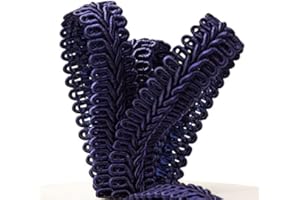 PAPER MART Navy Gimp Braid Trim 5/8" X 10 Yards