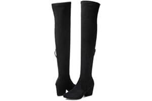 N.N.G Women Over the Knee Boots Thigh High Suede Block Winter Low Above Flat Long OTK Comfort Pointed toe