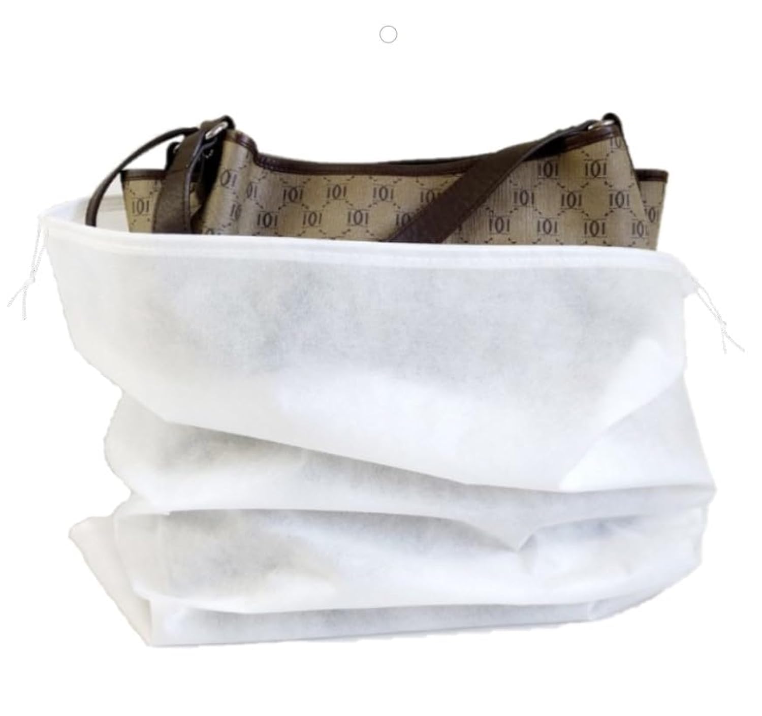 Photo 1 of 30 eco-friendly travel shoe bag storage bags, non-woven breathable dust-proof bag with rope, suitable for storing shoes and bags, isolate dust and keep shoes and bags clean and tidy. (19.6inX23.62in)