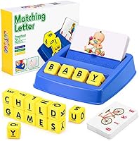 Matching Letter Game for Kids, Preschool Educational Learning Games Toys for 2-8 Year Olds Kids