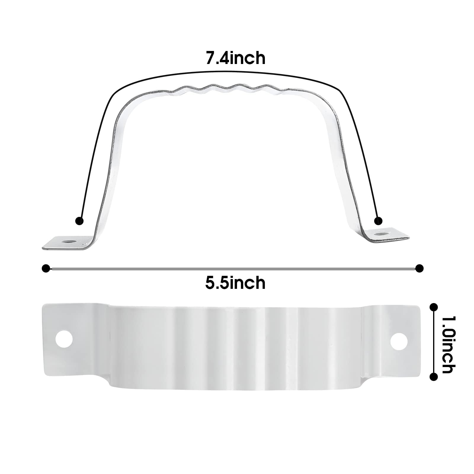 VYH Downspout Adapter Gutter Downspout Strap 2x3