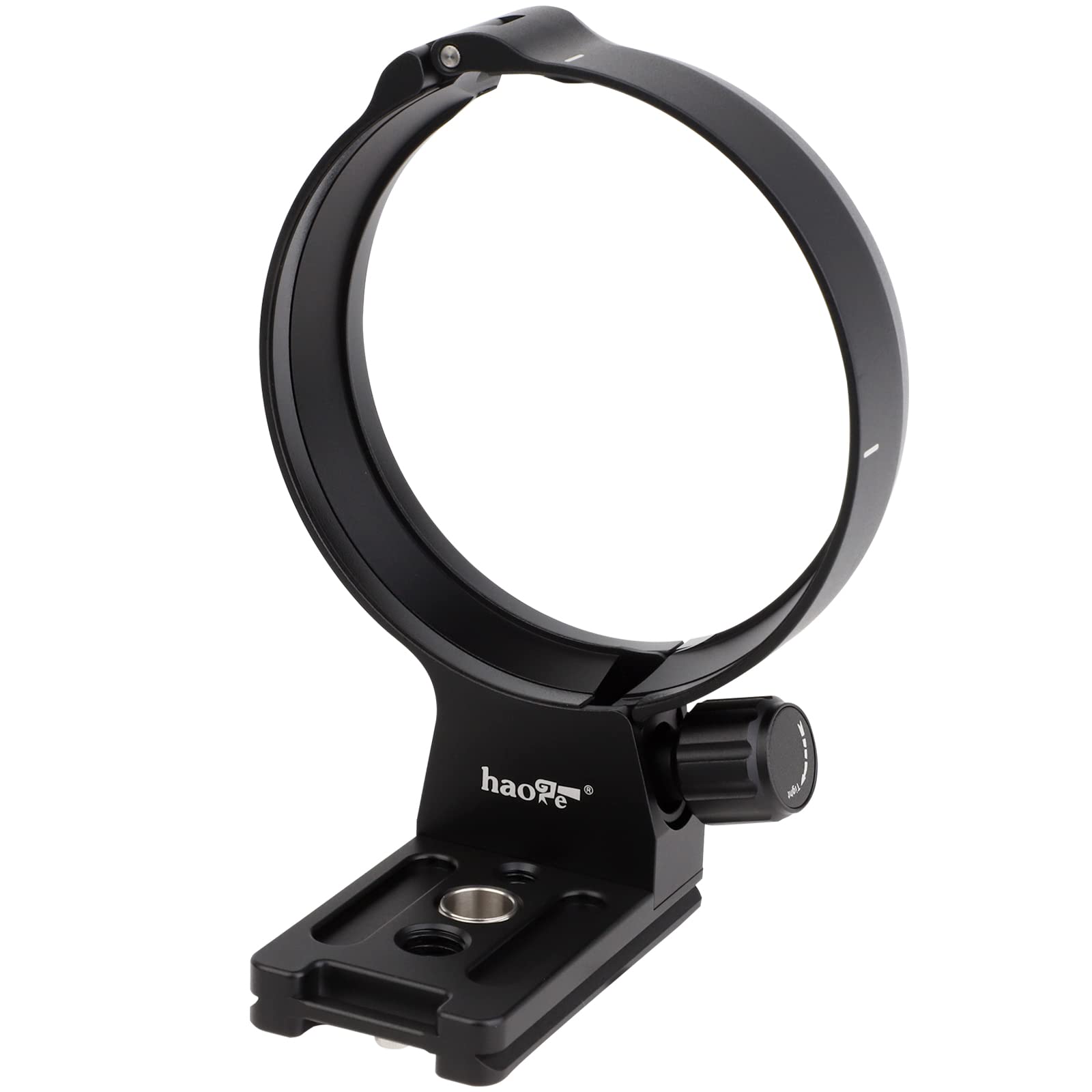 Haoge LMR-RF150 Tripod Mount Ring Lens Collar for Canon RF100-500mm F4.5-7.1 L IS USM Lens Stand Base Canon RF-Mount built-in Arca Type Quick Release Plate
