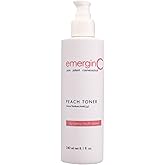 emerginC Peach Toner - Facial Toner with Vitamin C + Witch Hazel to Refresh + Soothe Skin (8.1 oz, 240 ml)