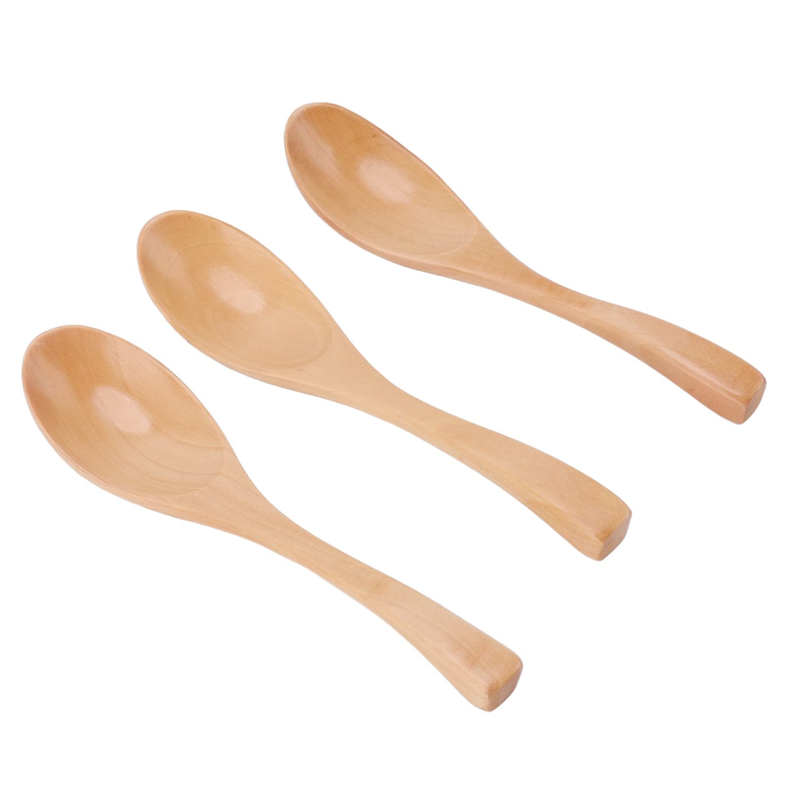 3Pcs Wooden Spoon Soup Spoon Flat Style Scooper Ladle Tree Scooping Utensil Tableware Cooking Tableware Ladel Cooking Utensil Ladles