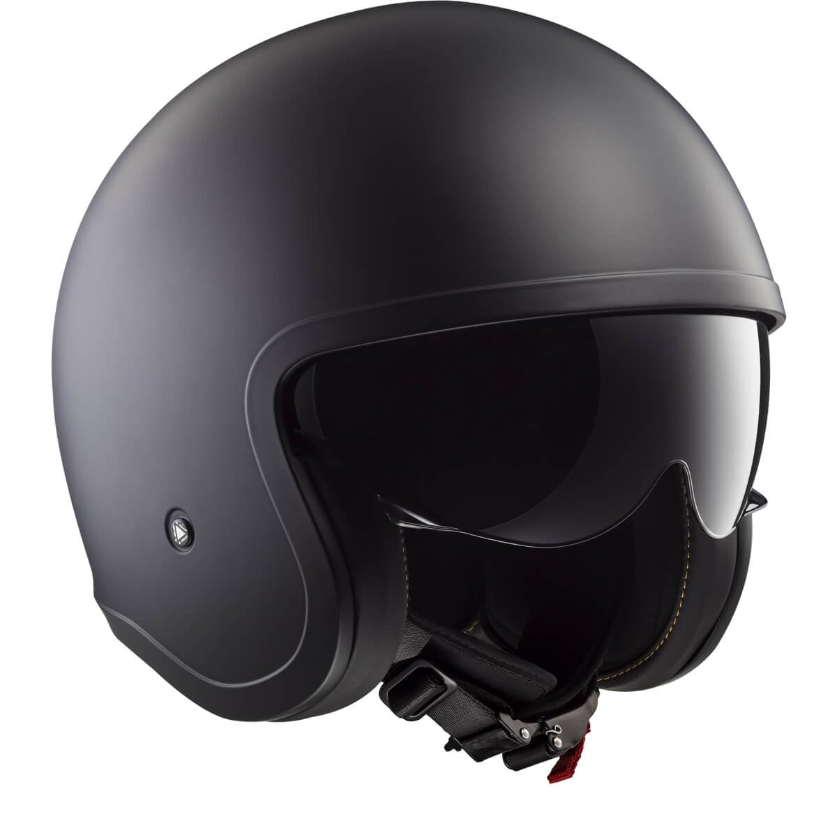 LS2 Motorcycle Helmets-Spitfire Matt, Black, Size M