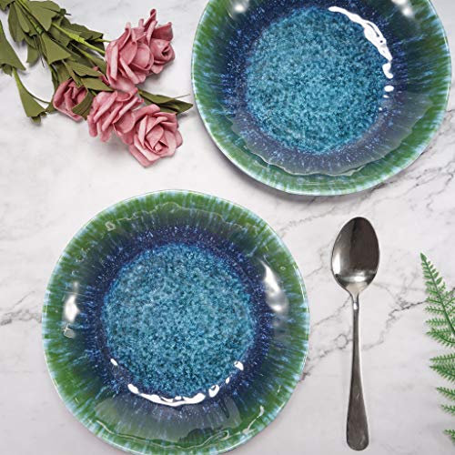 Melamine Pasta Bowls Large Salad Bowls Set 9 inch Sets of 6 pcs Soup