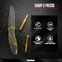 Kershaw Blur Olive and Black Pocket