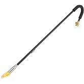 Ivation Mini Propane Torch with Self Igniter, Handheld Weed Burner Tool with Built-In Lighter for Lawn, Yard, Driveway, Ice &amp; Charcoal, 24,000 BTU