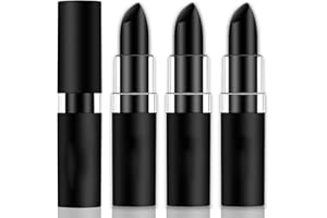 Kaely 3Pcs Eye Black Baseball Football Softball,Pro Eyeblack Stick for Outdoor Sports,Reduce Glare Caused By The Sun,Black Lipstick Matte Body Face Paint Stick,Halloween Birthday Party Clown Makeup