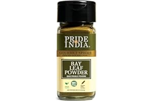 Pride of India – Bay Leaf Powder – Fresh & Authentic Bay Leaf Ground – Gourmet Spice – Good for Seasoning Stews/Soups/Tea – E