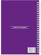 Lifestyle Planners Better Health Journal A5 104 undated pages Purple view 5