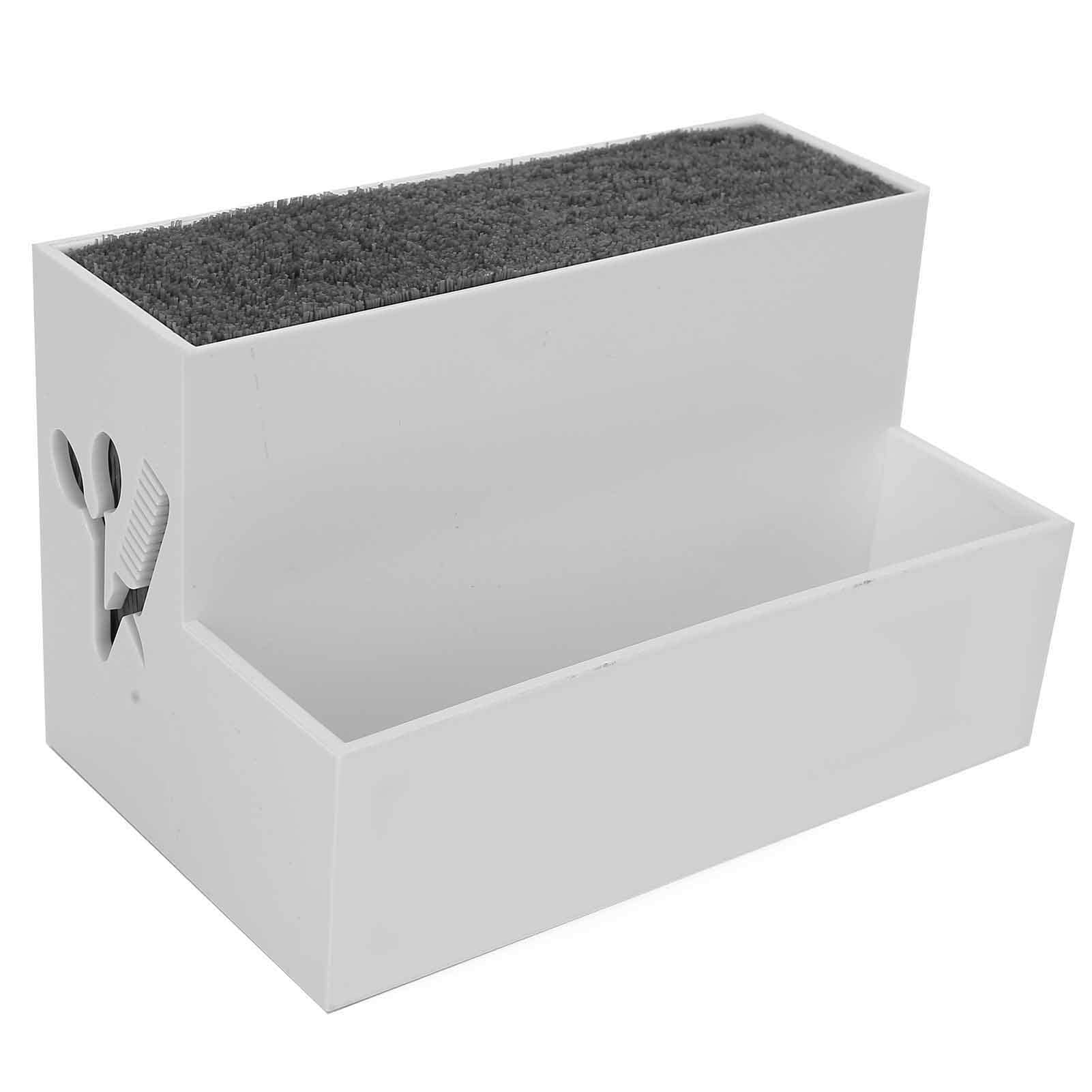 Multifunctional Scissors Storage Box Scissors Rack Holder Hairdressing Combs Organizer for Salon (white)