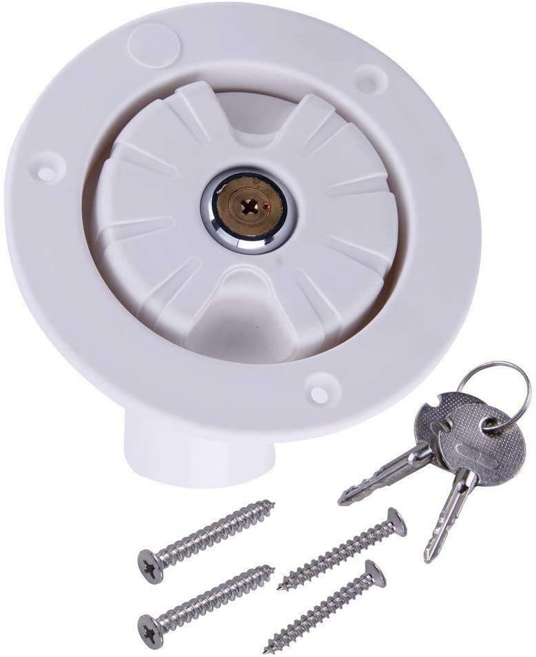 MACHSWON Motorhome Locking Water Cap, Gravity Water Inlet