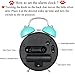 Alarm Clock for Heavy Sleepers, Silent Desk Bedside Travel Alarm Clock, Cute No Ticking Twin Bell Loud Alarm Analog Clock for Bedrooms (Blue)