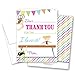 MyExpression.com 20 Olympic Gymnastics Girl Kids Fill-in Birthday Thank You Cards