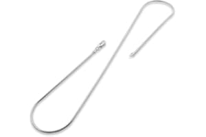 PORI JEWELERS 925 Sterling Silver Italian Magic Snake Chain Necklace - 16"-30"