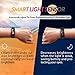 OUMAX Fitness Tracker T5, Color Touch Display, Activity Tracker and Auto Sleep Monitor, Call and Text Alert, Sport Modes for iOS & Android Devices-Blue