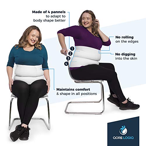 QORE LOGIQ Plus Size Abdominal Binder Post Surgery for larger Men + Women Postpartum Belly