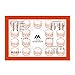 VFAD ] Baking Mat Set, FDA Non Stick Silicone Reusable Baking Mats with Measurements for Toaster Oven 2 Pcs Half Sheet & 1 Pc Small Toaster Oven Size Pastry Mats