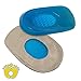 Gel Heel Cups (Pair) - Best Shoe Inserts for Heel Spurs - Massaging Cushions Provide Foot Relief - Arch Support & Relieving Sore Plantar Fascia Pain - Shock Absorbing for Running