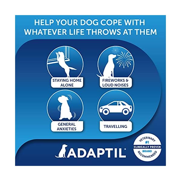 ADAPTIL Calm 30 day Refill, helps dog cope with behavioural issues and life challenges - 48 ml (Pack of 1)