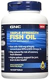 GNC Triple Strength Fish Oil, 120 Count
