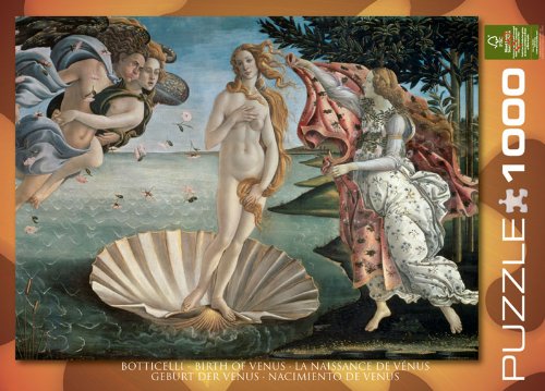 EuroGraphics Birth of Venus by Botticelli 1000 Piece Puzzle