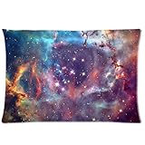 Romantic Galaxy Space Personalized Roomy Zippered Pillow Case 20x30 (One Side)