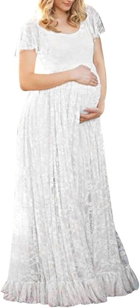 white lace maxi dress amazon