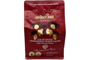 Cacao Adventures Ceremonial Grade Cacao | 100% Pure Cacao | Dairy & Vegan Free | Unsweetened | Vegan Peruvian Cacao