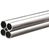 K&S Precision Metals Round Aluminum Tube 9319 – 1/2" OD x 0.035" Wall x 36" Long – DIY Crafts, Model Building, Home Projects,