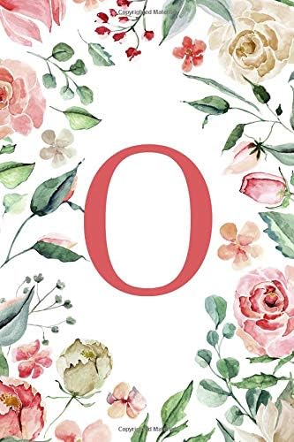 O: Monogram Initial O Notebook Paperback – 11 Sep 2018