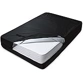 Mattress Bags for Moving and Storage, Heavy Duty Twin X-Large Mattress Bag with 4 Strong Handles, Waterproof Mattress Cover/Protector for Moving Twin XL Size, Reusable Thick Tarp, Black