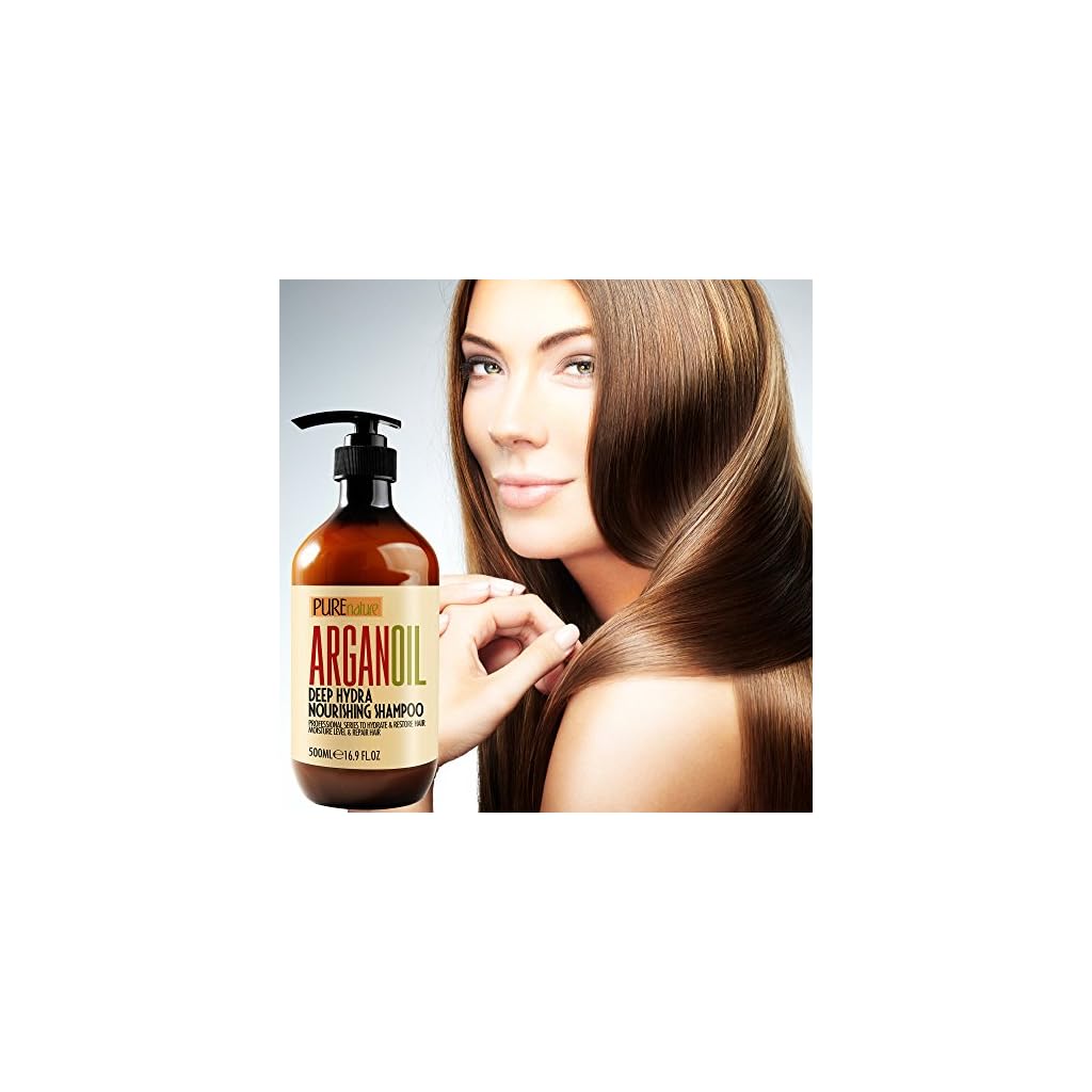 Moroccan Argan Oil Shampoo Sulfate SLS Paraben Free Moisturizing