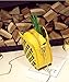 MILATA Fruit Pineapple Shaped Women Pu Leather Clutch Purse Cross Body Bag (yellow)