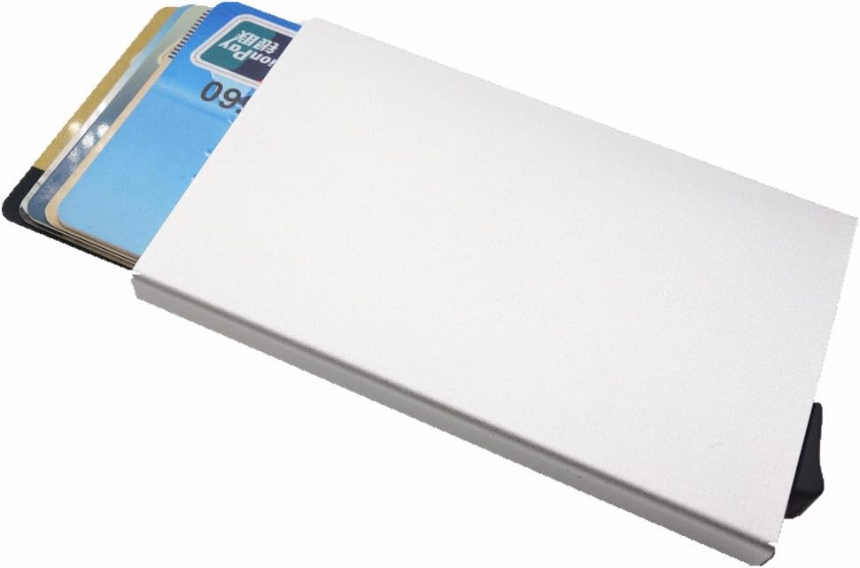 Credit Card Holder RFID Blocking Aluminum Business Card Holder Pop-up Card Case