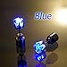 AYAMAYA 4 Pairs LED Light Up Earrings, LED Earring Studs Party Flashing Blinking Stainless Steel Valentines Day Decoration Gifts for Women Men Boyfriend Wife Girlfriend Husband Green+Blue+Purple+White