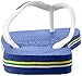 Havaianas Brazil Logo Flip Flop Sandal Marine Blue 39/40 BR (9-10 M Women's / 7-8 M US Men's)