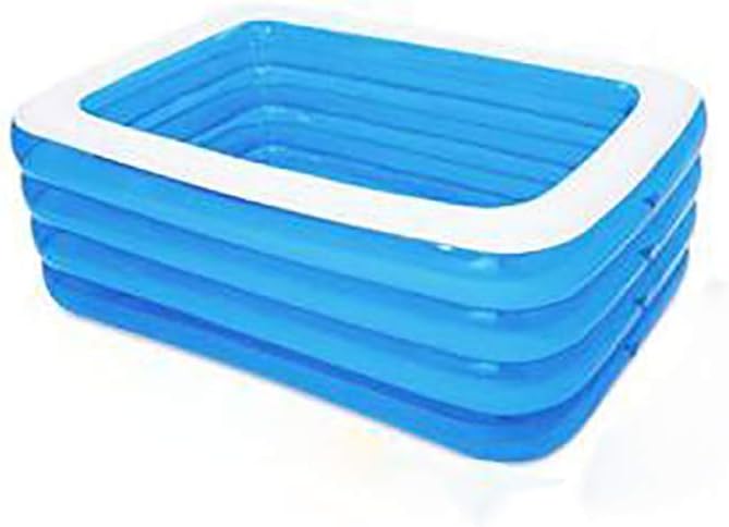 HYRHYT Pvc Adult Children Large Rectangular Inflatable Paddling Pool Family Super Large Ocean Ball Pool Thick Easy Set Family Outdoor Paddling Pool