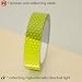 Oralite V98 Microprismatic Retroreflective Conspicuity Tape: 1 in. x 15 ft. (Fluorescent Lime Yellow) primary