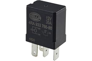 HELLA 933766801 Relay, Main Current - 12V - 4-pin Connector