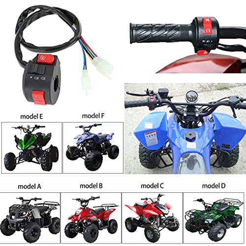 Left Handlebar Light Start Kill Switch 7 Wire 125cc 110cc 250cc ATV Quad TaoTao