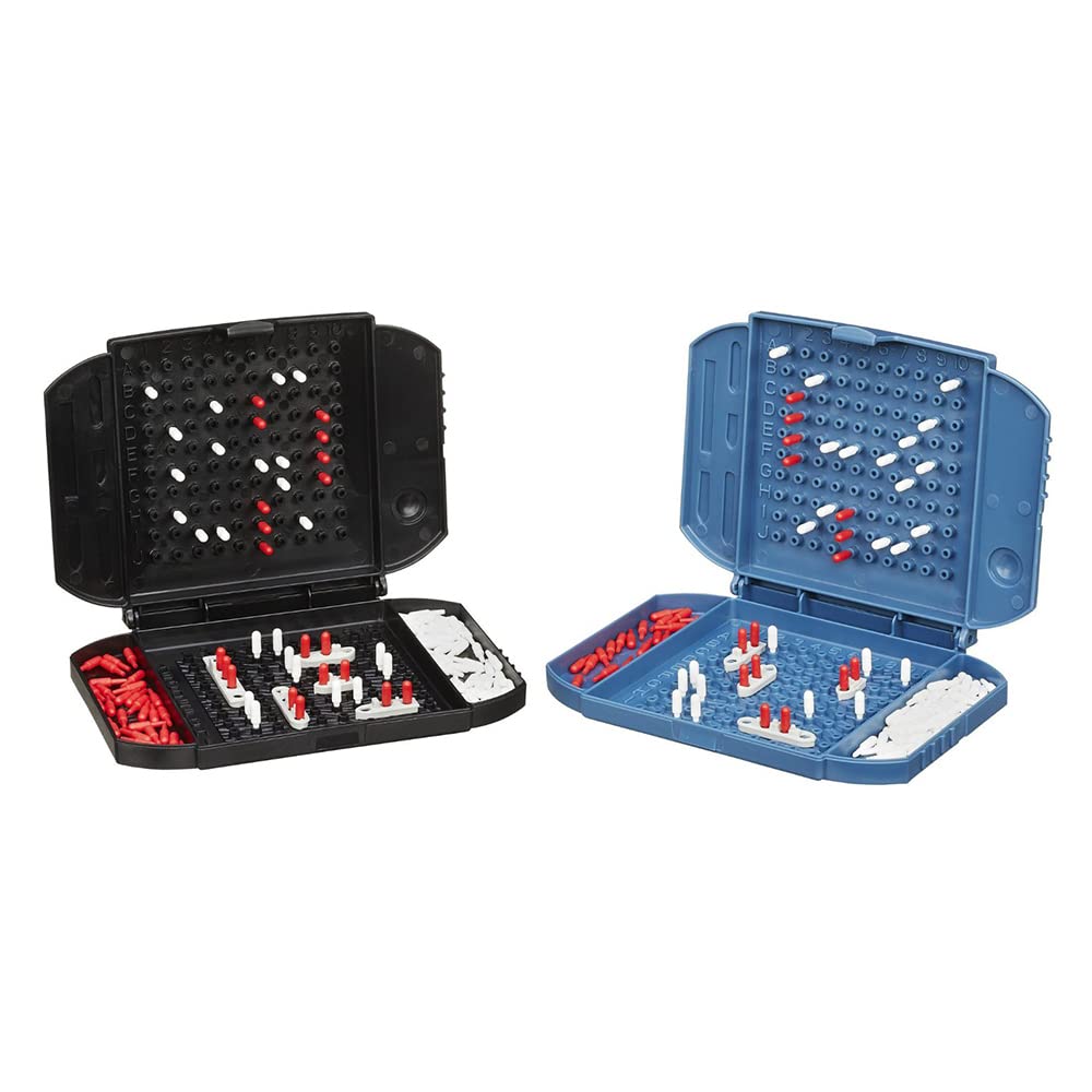Hasbro Battleship Grab And Go - Gioco Da Viaggio Compatto, Navi Da Battaglia Portatili Per Due Giocatori